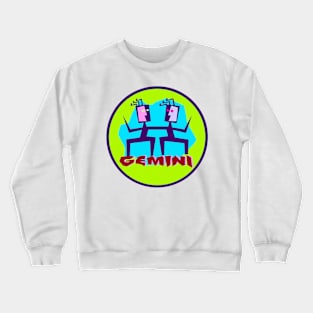 Gemini Zodiac Sign Crewneck Sweatshirt